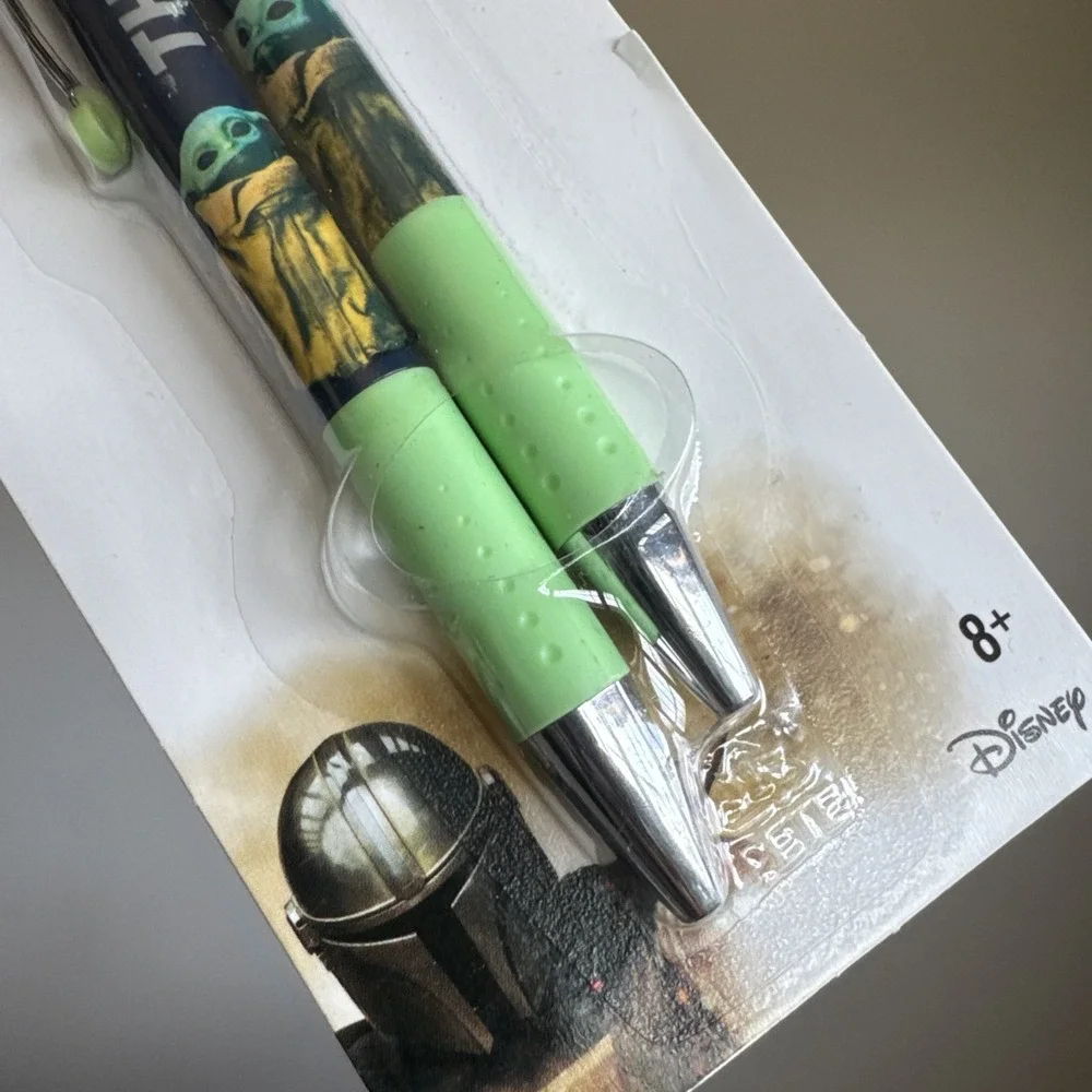 Lot Of 2 STAR WARS MANDALORIAN GEL PENS 2 Pack BLACK INK NEW 0.7 mm